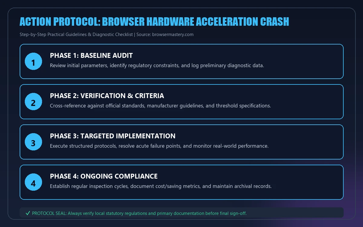 Step-by-step implementation protocol for browser hardware acceleration crash