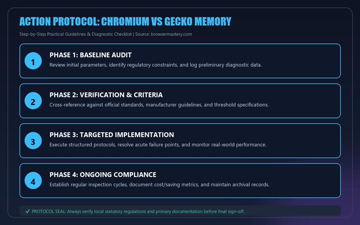 Step-by-step implementation protocol for Chromium vs Gecko memory